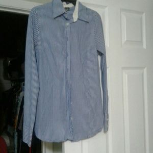 Stripped x-small slim fit dress shirt